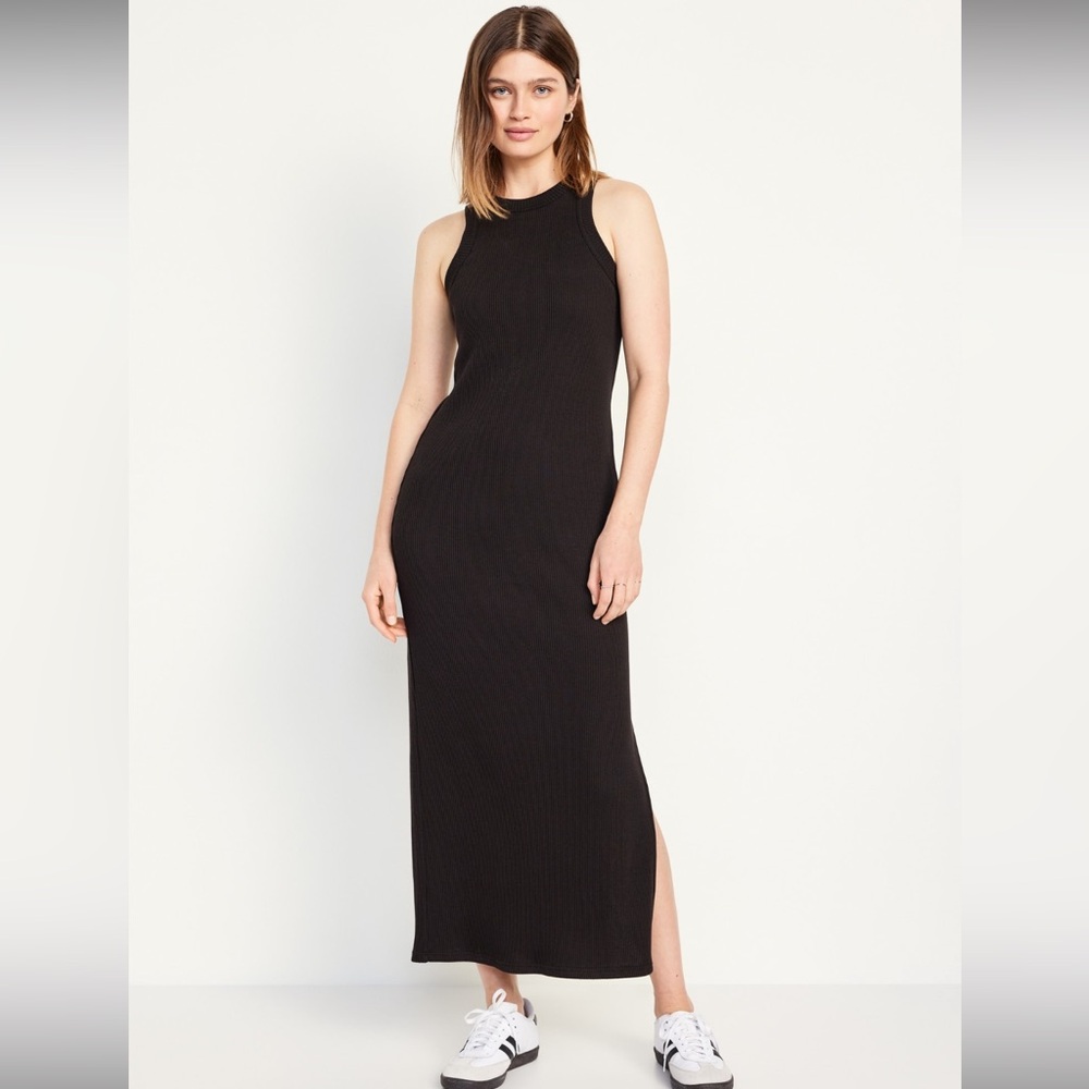 Black Bodycon Maxi Dress NWOT (XS)